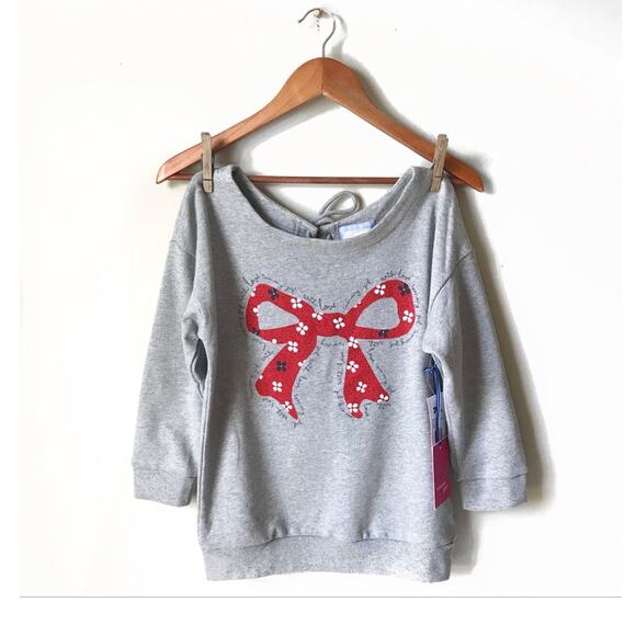 Tommy Hilfiger Tops - Tommy Girl Bow Sweatshirt Size Small (NWT)